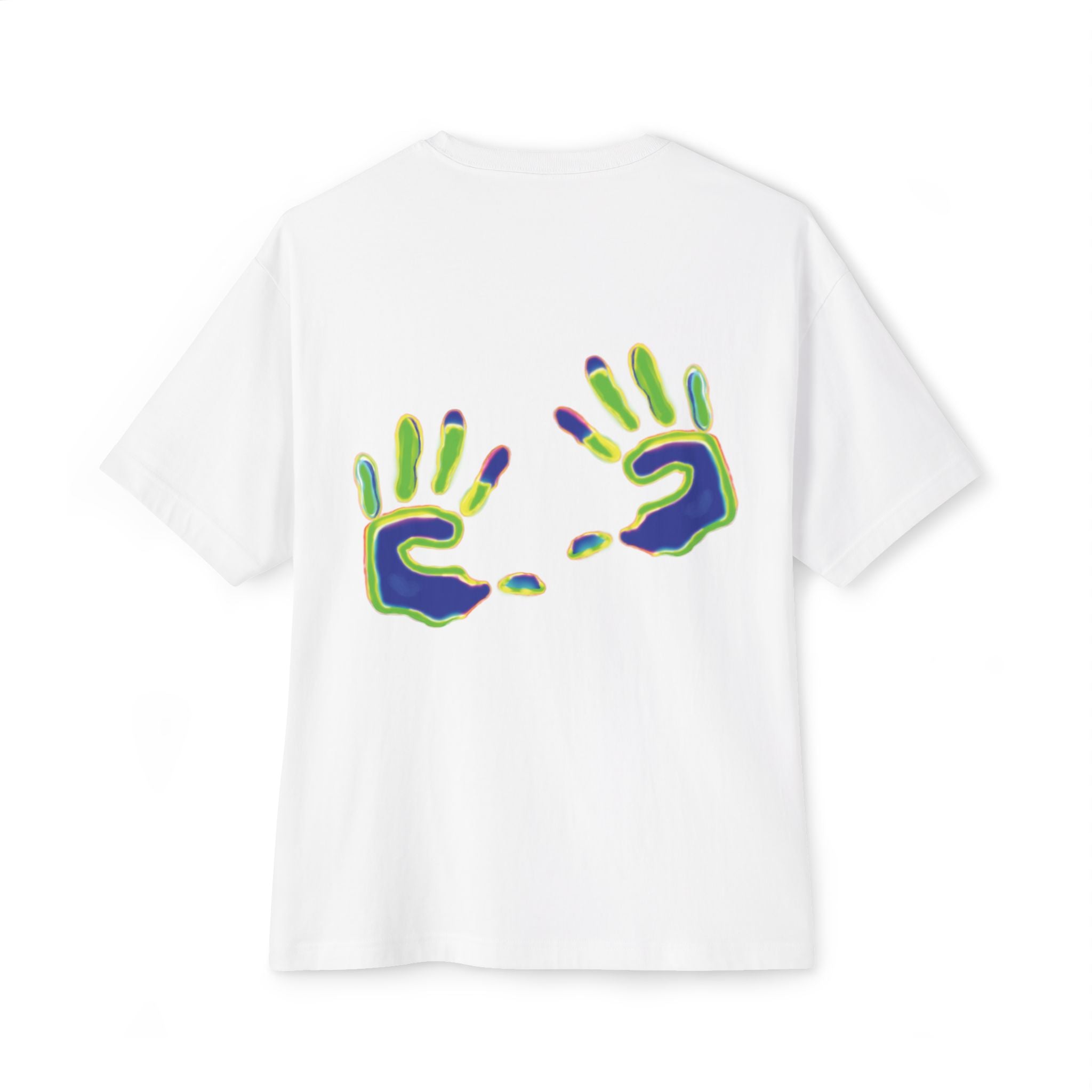 aura handprint tee