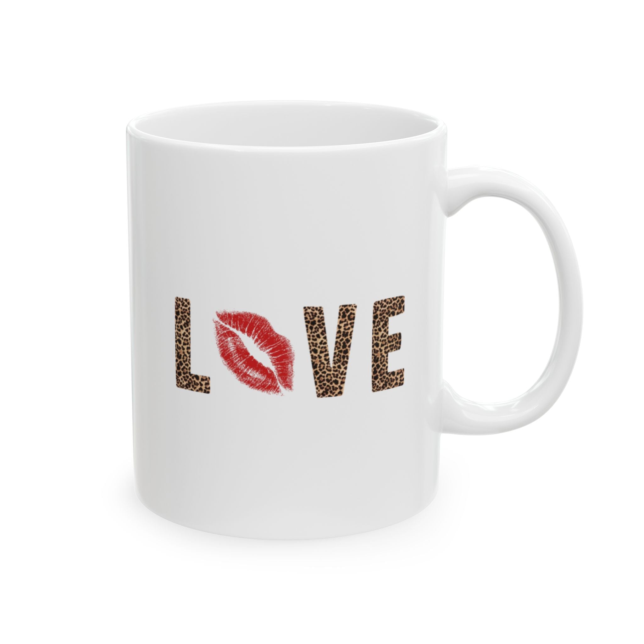 leopard love mug