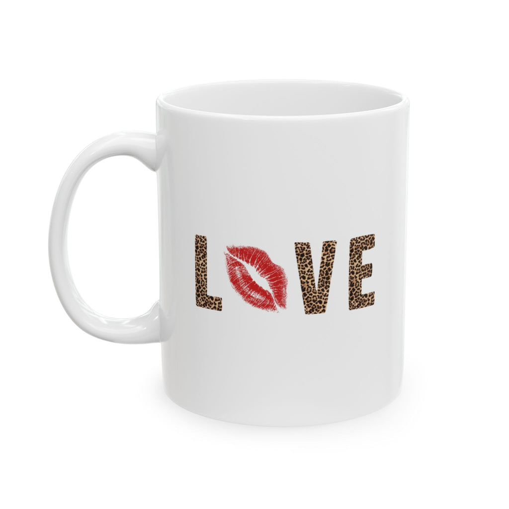 leopard love mug
